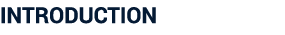 INTRODUCTION